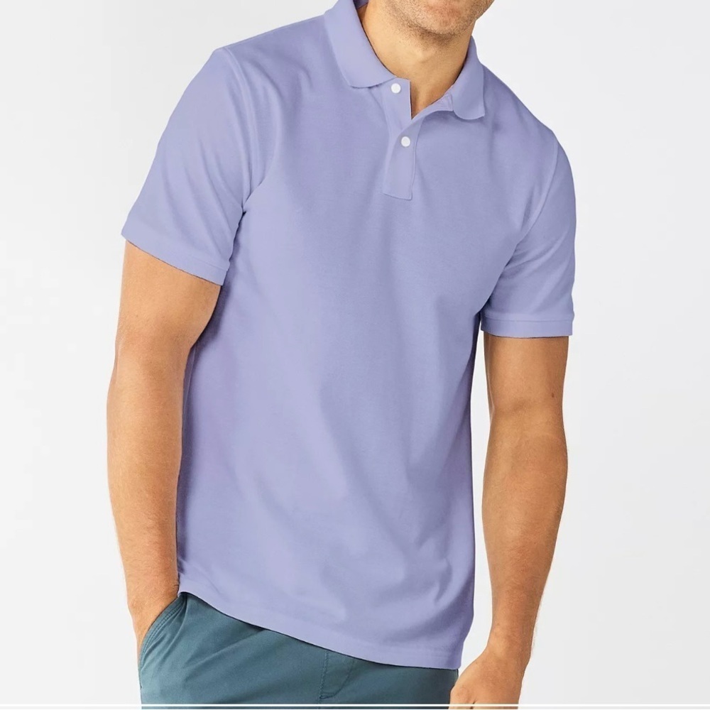 MEMBER's MARK Stretch Cotton Polo Short Sleeve Shirt